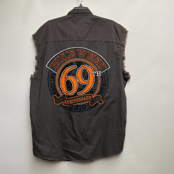 Bike Week Vest Light Weight Sz 3XL - Picture 5 of 7